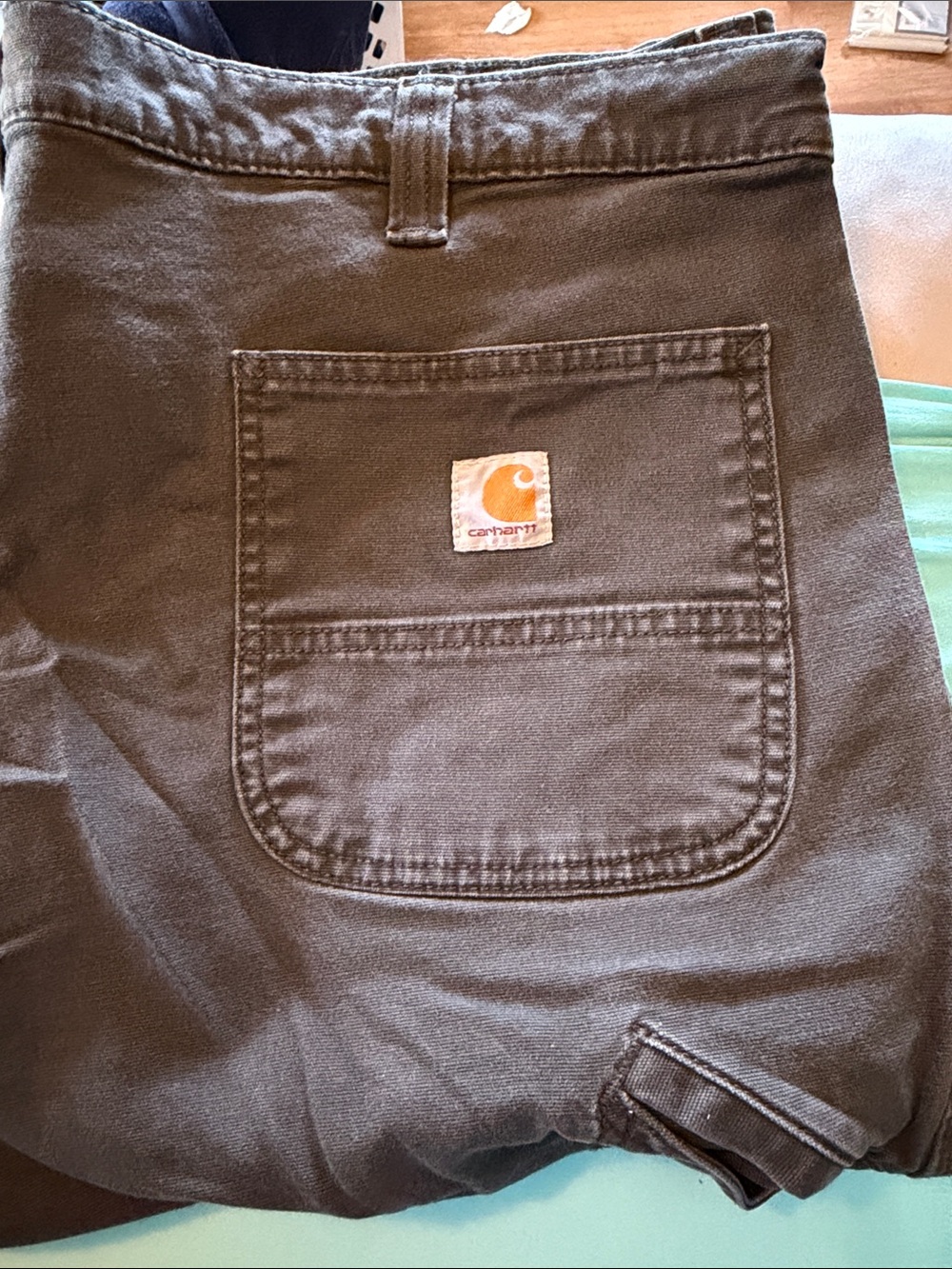 Carhartt Grey Work Cargo Pants